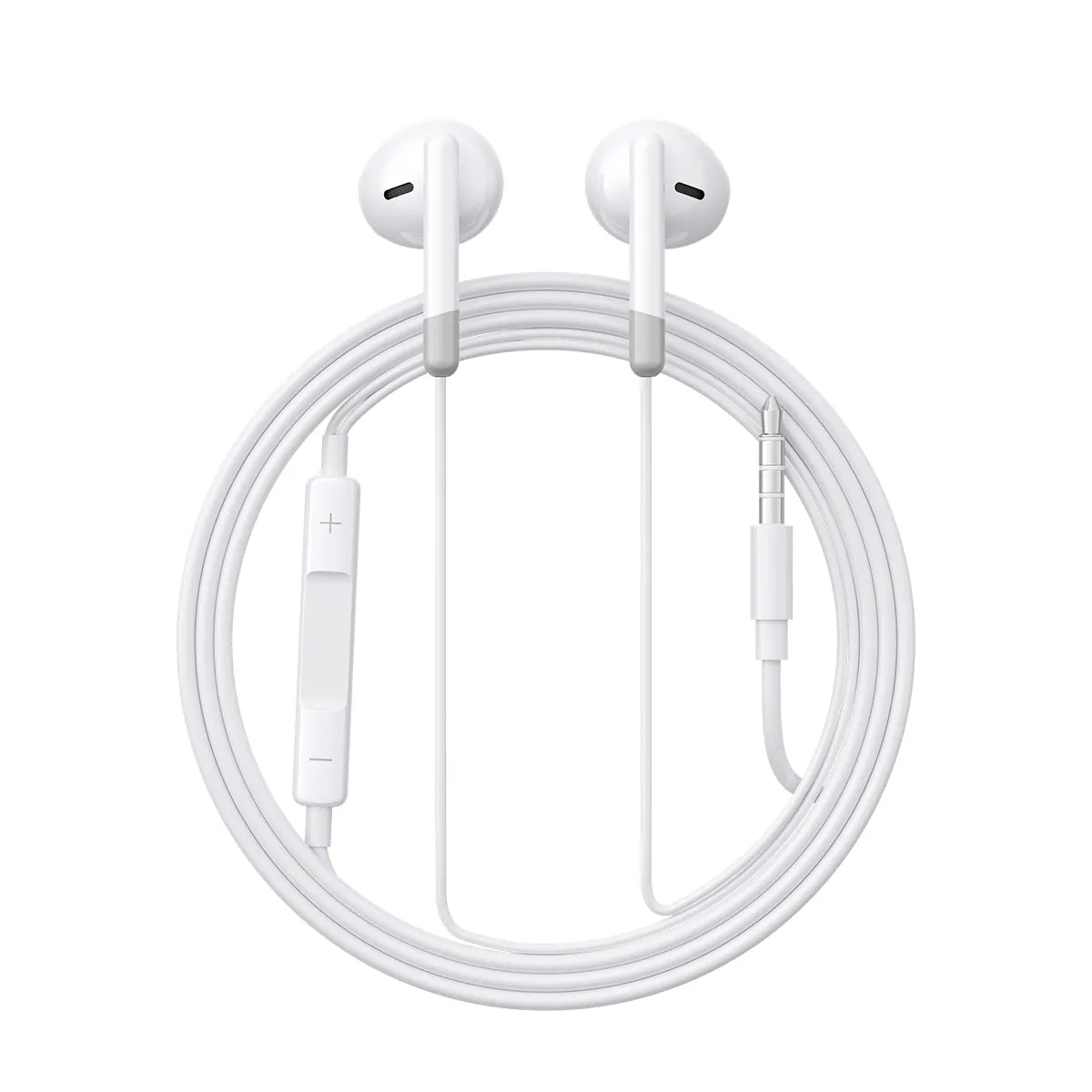 JOYROOM  Wired Series Half In-Ear Wired Earphones-White
