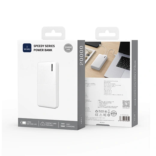 WiWU 20000mAh Dual USB Power Bank
