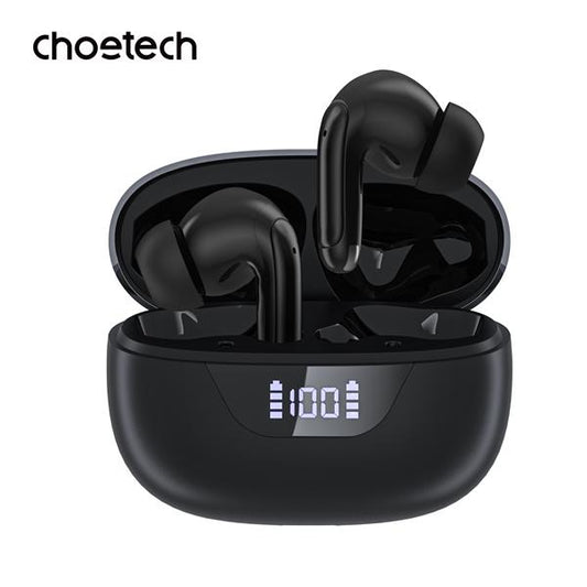Choetech Headphone, Bluetooth Earbuds, Noise Cancelling, LED Display