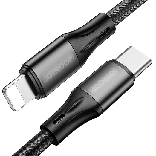 JOYROOM 30W Fast Charging Data Cable (Type-C to Lightning) 1m-Black