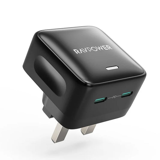 RAVPOWER PD PIONEER 2 PORT WALL CHARGER 35W