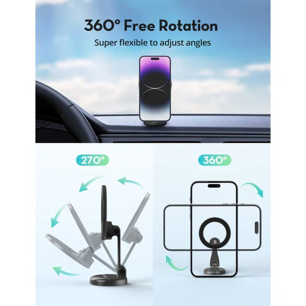 RAVPOWER 360 Adjustable Magnetic Car Phone Mount