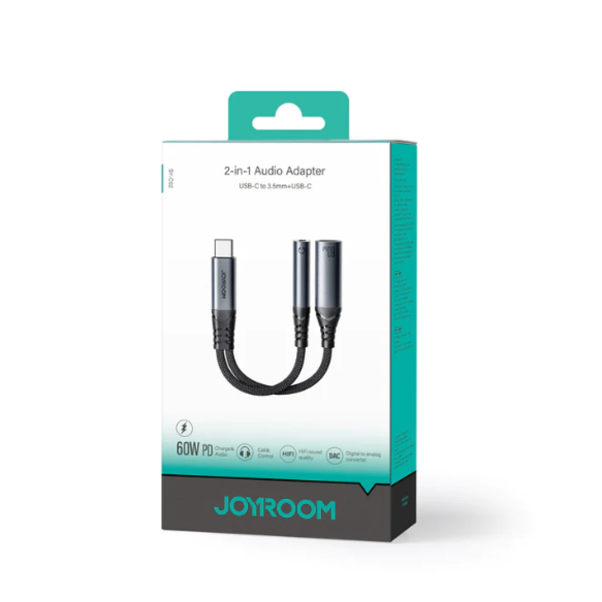 JOYROOM Audio-Transfer Series 2-in-1 Audio Adapter