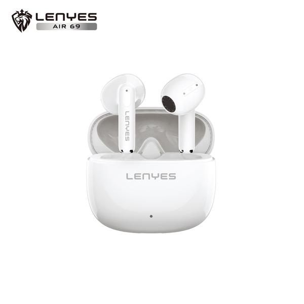 Lenyes Air 69 Wireless Earbuds – ANC, Dual Mic, 20H Battery Black