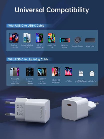 Choetech PD 20W Fast Charger