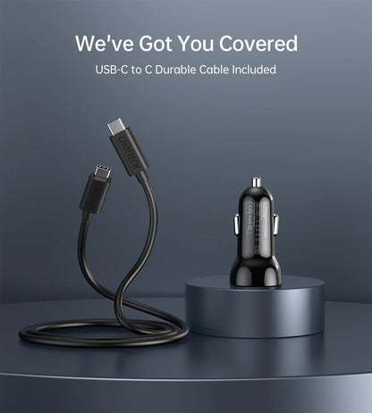 Choetech Type-C Fast Car Charger
