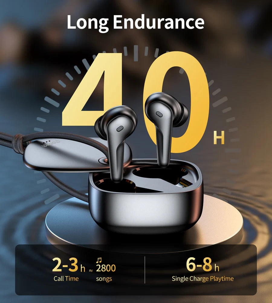 Choetech Mic Earphone Touch Control with Rotate charging case