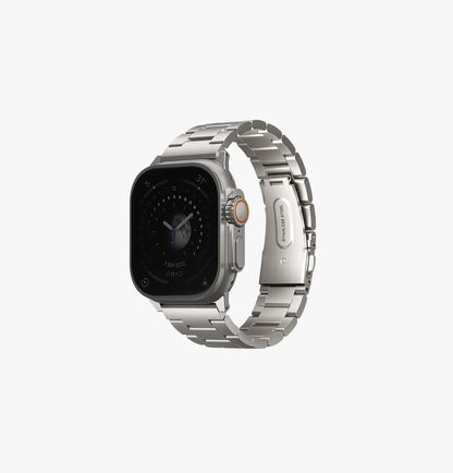 سوار UNIQ Osta Apple Watch من الفولاذ مع وصلات قابلة للتعديل ذاتيًا 44 مم - 49 مم