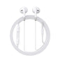 JOYROOM  Wired Series Half In-Ear Wired Earphones-White