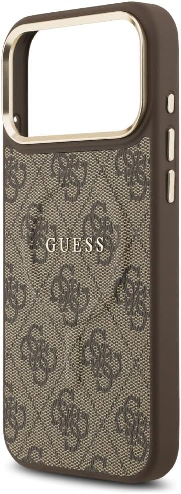 GUESS iPhone Classic MagSafe Leather Case for iPhone 17 Pro Max