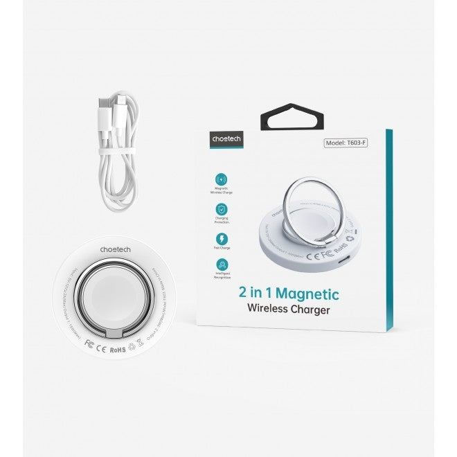 CHOETECH Ring Holder and Magnetic 15W