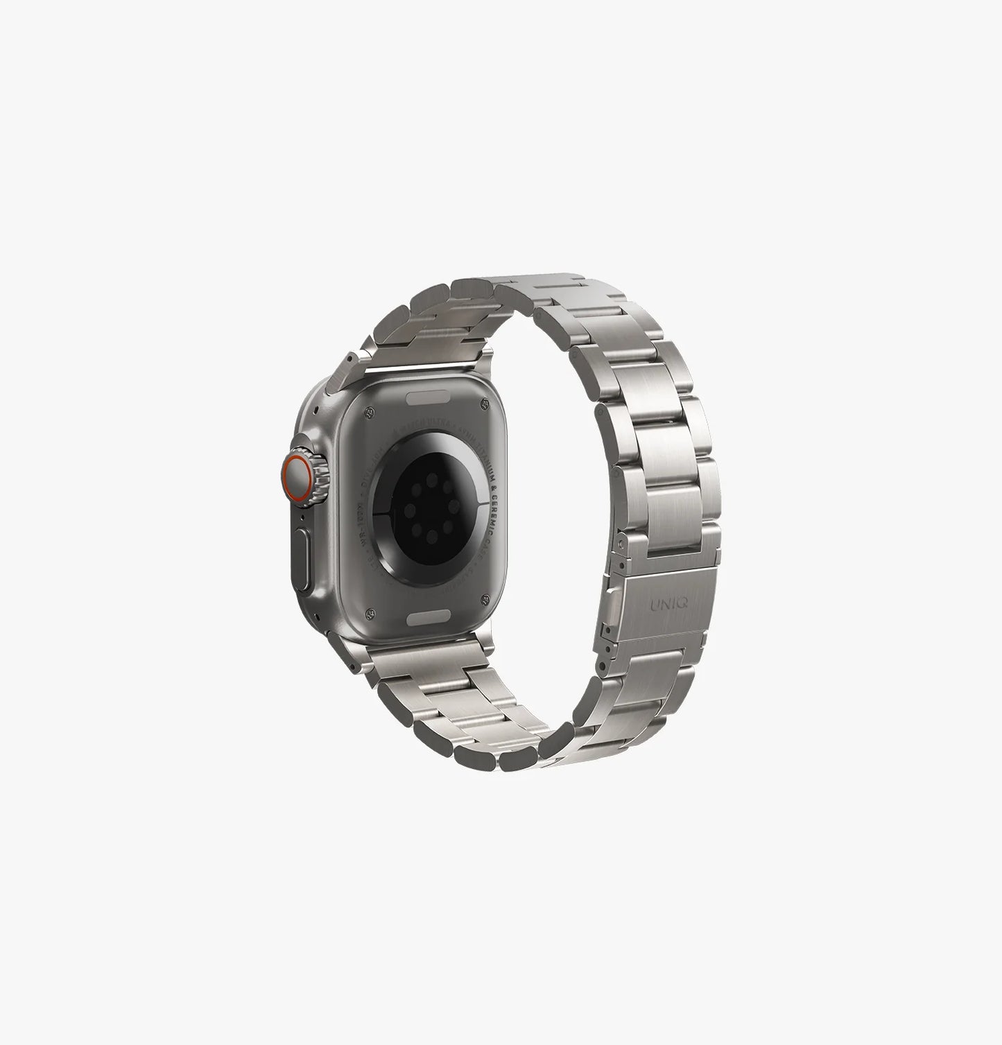 سوار UNIQ Osta Apple Watch من الفولاذ مع وصلات قابلة للتعديل ذاتيًا 44 مم - 49 مم
