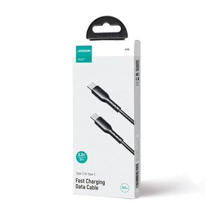 JOYROOM 60W Data Cable Type C to Type C 1m-Black