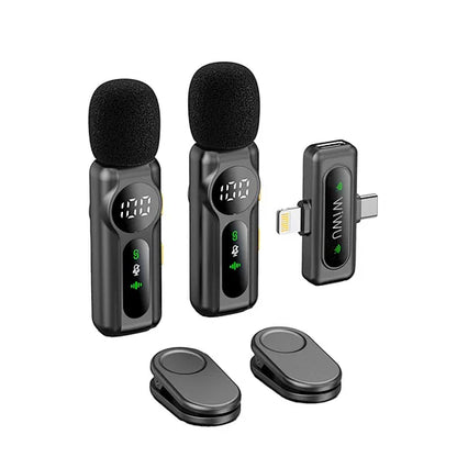 WiWU Dual Wireless Lavalier Microphone Wi-WM007