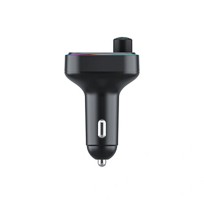 WiWU Wi-QC031 Bluetooth 5.3 Car FM Transmitter with RGB Lights & 38W Fast Charging