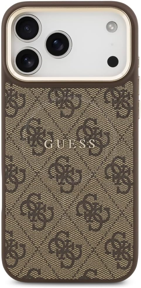 GUESS iPhone Classic MagSafe Leather Case for iPhone 17 Pro Max