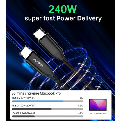 CHOETECH USB-C to USB-C Fast Charging Cable