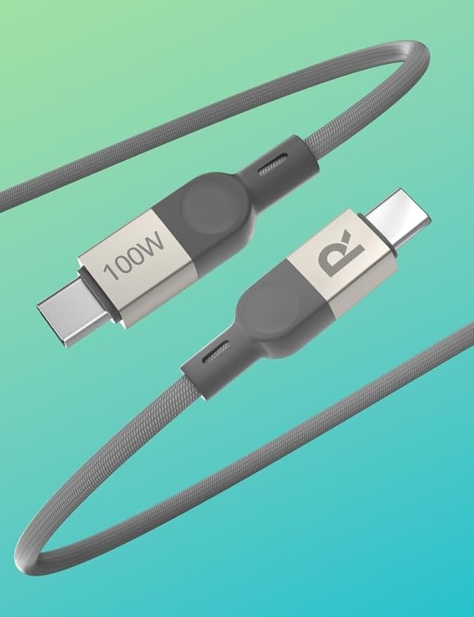 RAVPower 100W Magnetic USB-C to USB-C Fast Charging Cable
