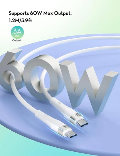 RAVPower Liquid silicone Type C to Type C cable