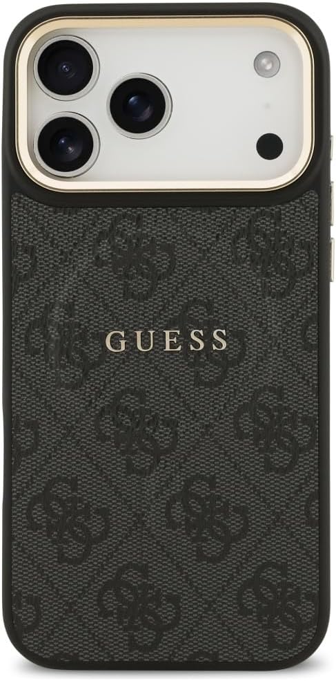 GUESS iPhone Classic MagSafe Leather Case for iPhone 17 Pro Max