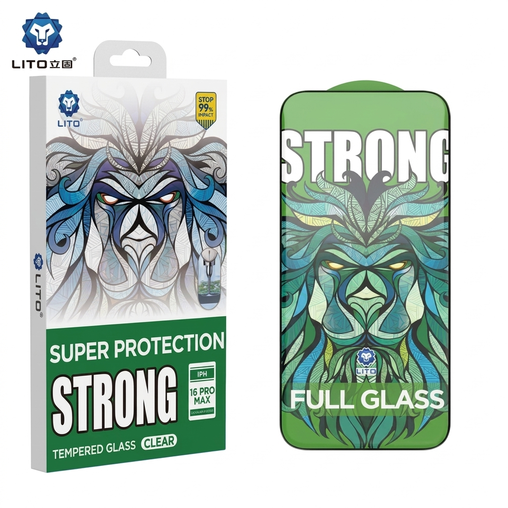 LITO CLEAR Strong D+MAX Super Full Tempered Glass Screen Protector