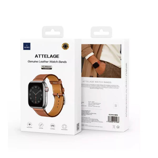 WIWU ATTELAGE GENUINE LEATHER WATCH BAND