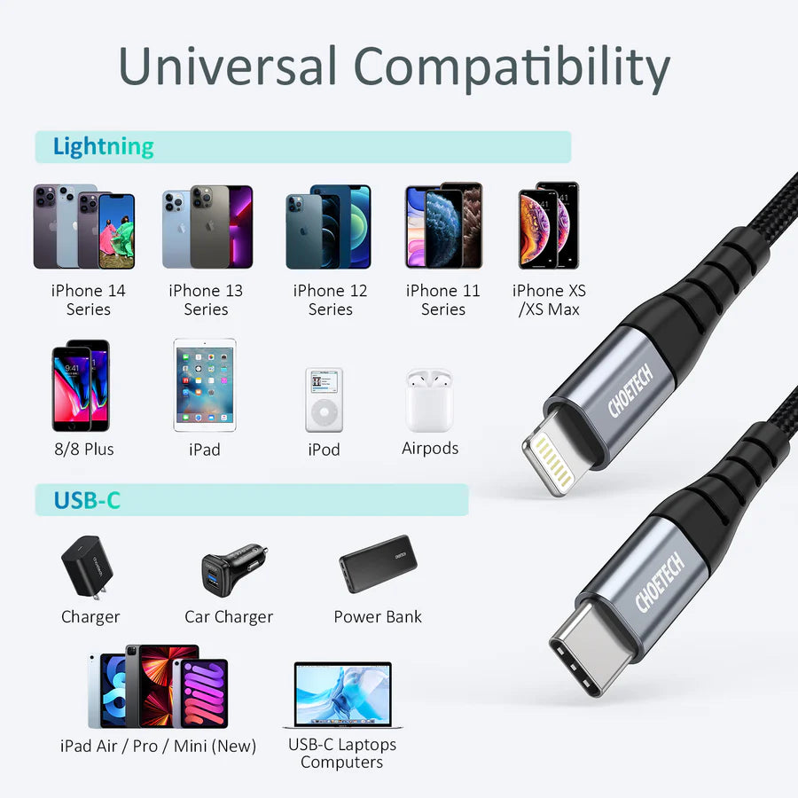 Choetech USB-C to Lightning Cable