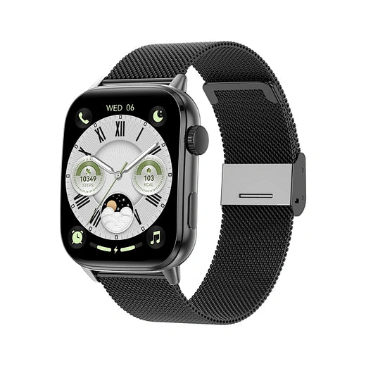 WiWU SW08 Smart Watch 1.92" AMOLED Curved Display | Bluetooth Calling | Health & Fitness Smartwatch