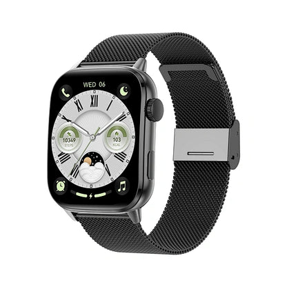 WiWU SW08 Smart Watch 1.92" AMOLED Curved Display | Bluetooth Calling | Health & Fitness Smartwatch