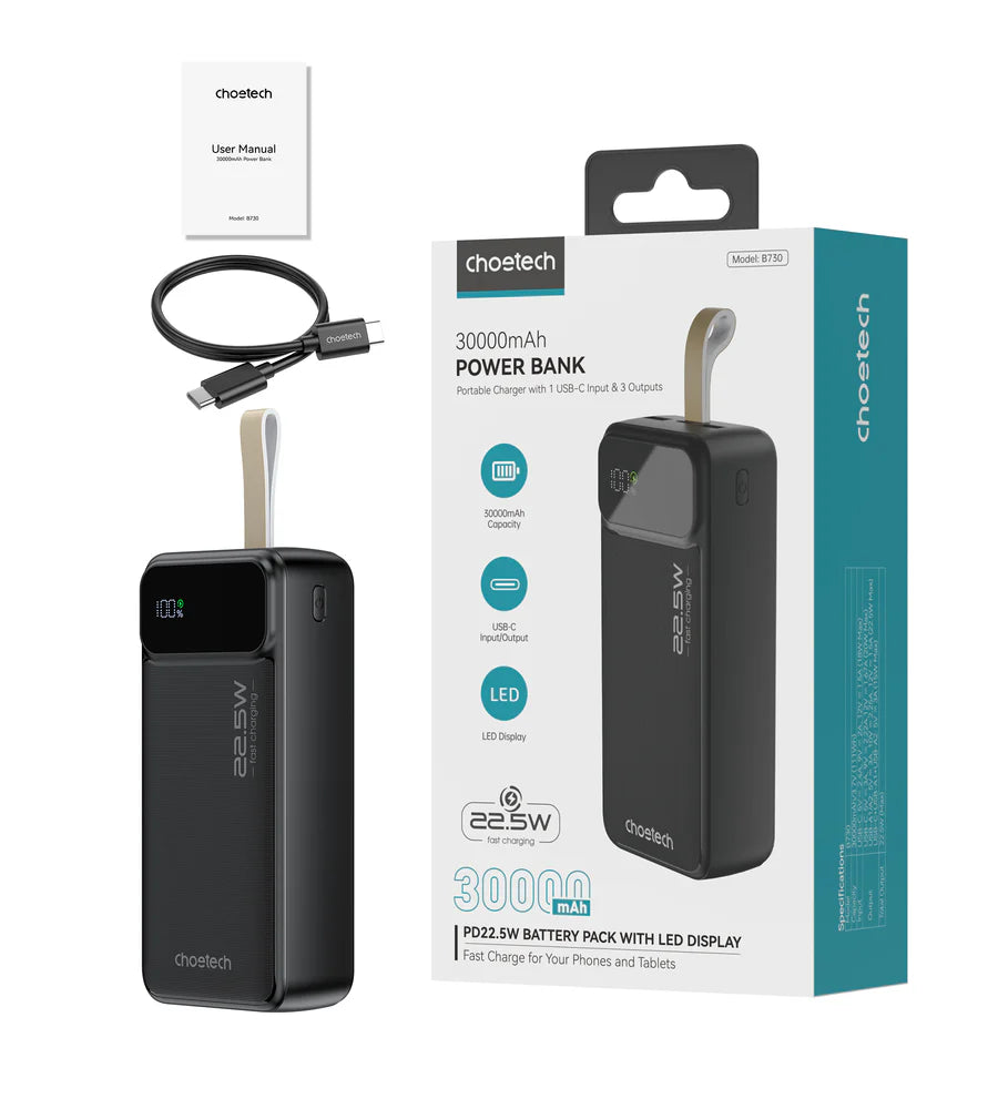 Choetech USB-A+Type-C Power bank