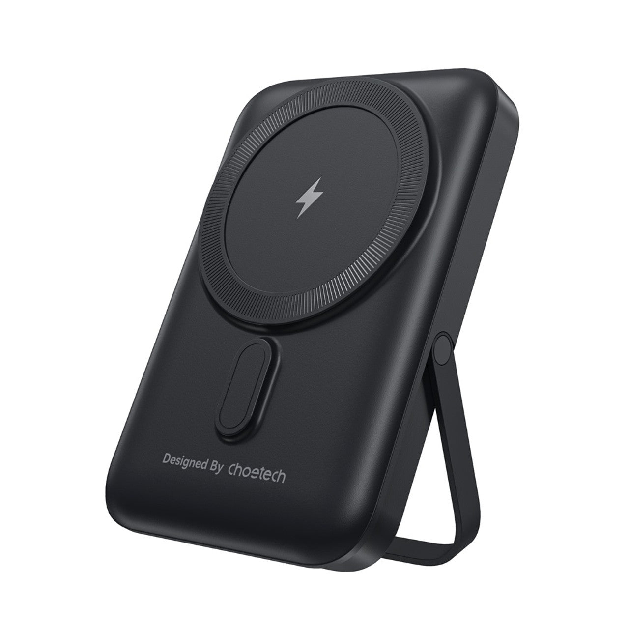 Choetech MagLeap Wireless Power Bank Black with Phone Holder