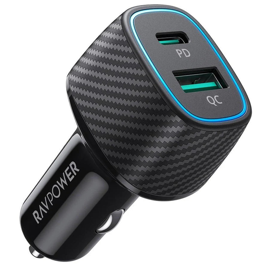 RAVPower PD Pioneer 2-Port USB Car Charger