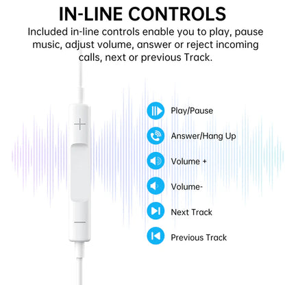 Choetech Type-C In-Ear Wired Headphones