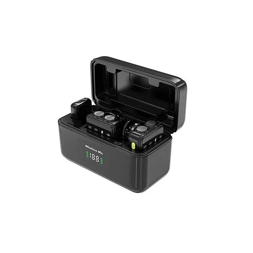 WiWU Wi-WM005 Bluetooth Lavalier Microphone with Apple and Type C Receiver for Video and Streaming