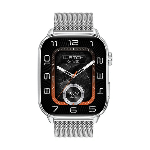 WiWU SW08 Smart Watch 1.92" AMOLED Curved Display | Bluetooth Calling | Health & Fitness Smartwatch