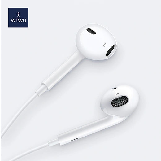 WiWU Wired earphone EB302 Plug and play lightning earphone Egornomic Earbuds