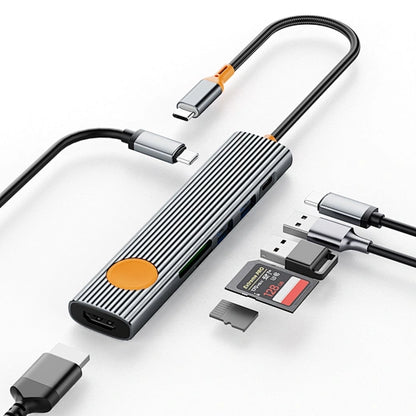 WiWU Travel 7in1 USB-C Hub Wi-HB007