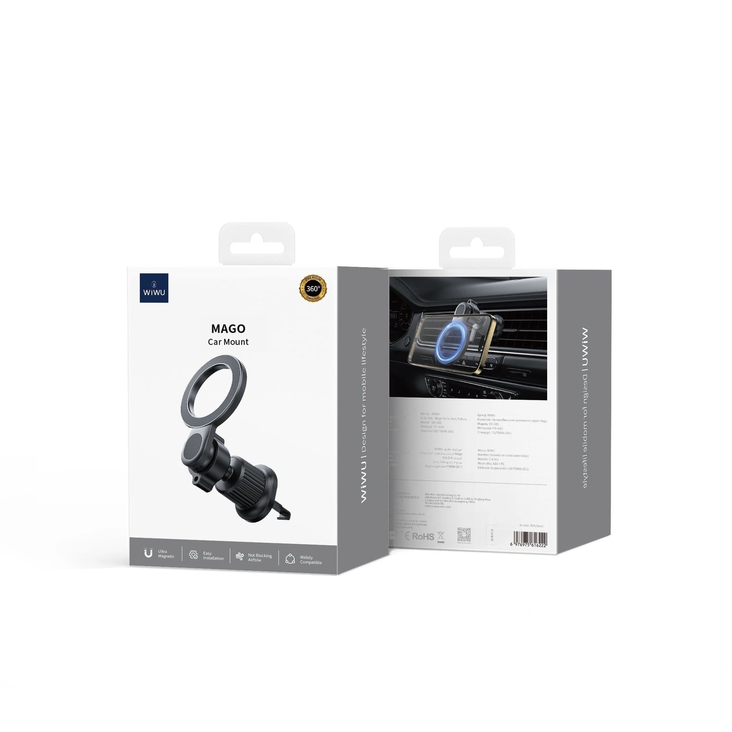 MAGO Series Magsafe Car Mount Wi-W051