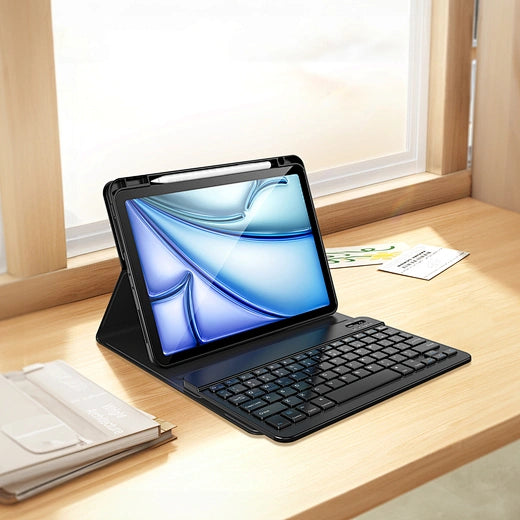 WiWU MK-006 3-in-1 iPad Keyboard Case with Stylus, Trackpad & Magnetic Cover