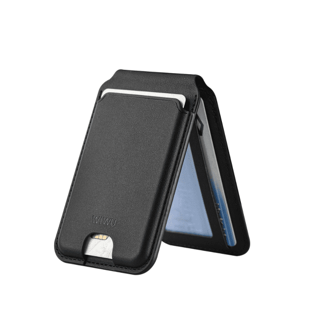 WiWU Mag Wallet Pro PU Leather Card Holder With Stand