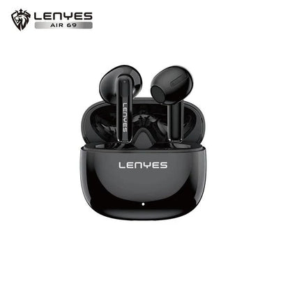 Lenyes Air 69 Wireless Earbuds – ANC, Dual Mic, 20H Battery Black