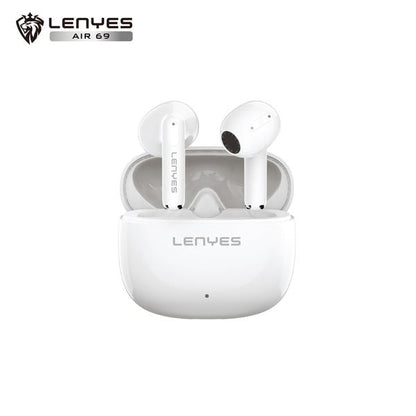 Lenyes Air 69 Wireless Earbuds – ANC, Dual Mic, 20H Battery Black