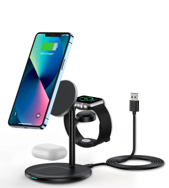 Choetech MegLeap Duo 3 in 1 Magnetic Wireless Charging Stand