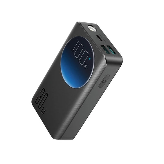 JOYROOM 30W Power Bank 10000mAh-Black With USB to Type-C Cable 0.25m-Black）